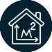 Room Size Icon